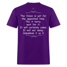 Load image into Gallery viewer, Habakkuk 2 vs 3 -Fruit of the Loom Men&#39;s Tee - purple