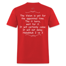 Load image into Gallery viewer, Habakkuk 2 vs 3 -Fruit of the Loom Men&#39;s Tee - red