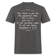 Load image into Gallery viewer, Habakkuk 2 vs 3 -Fruit of the Loom Men&#39;s Tee - charcoal