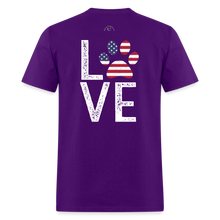 Load image into Gallery viewer, Patriotic PAW Love - purple