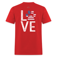 Load image into Gallery viewer, Patriotic PAW Love - red