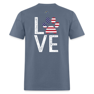 Patriotic PAW Love - denim