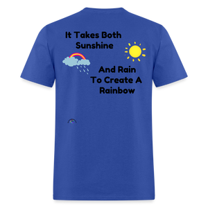 Sunshine & Rain  Rainbow - royal blue