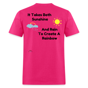 Sunshine & Rain  Rainbow - fuchsia