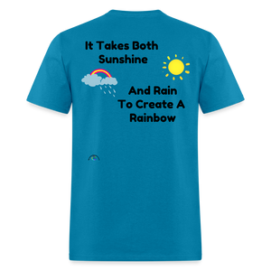 Sunshine & Rain  Rainbow - turquoise