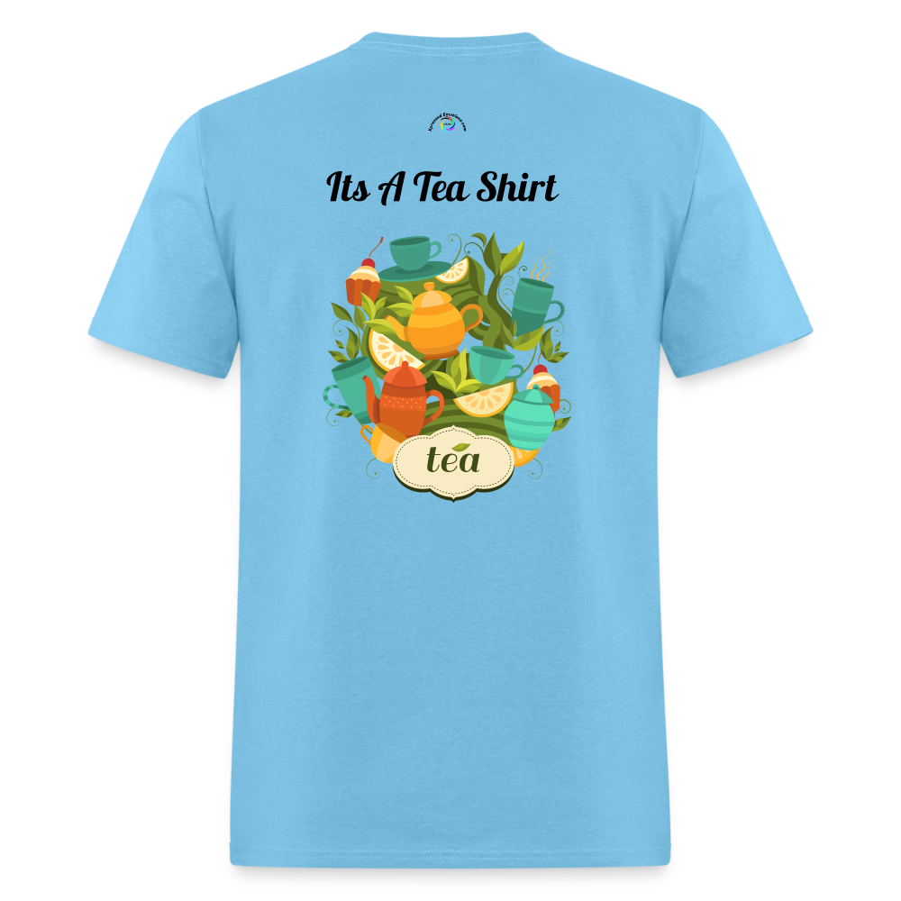 Its A Tea Shirt - aquatic blue