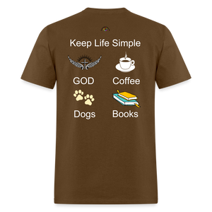 Keep Life Simple - brown