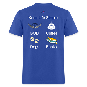 Keep Life Simple - royal blue