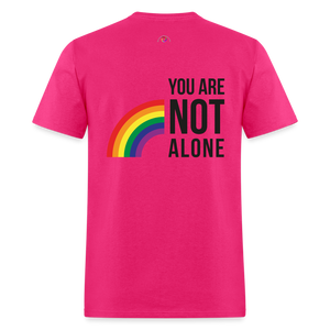 You Are Not Alone - fuchsia