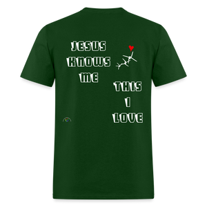 Jesus Loves Me - forest green