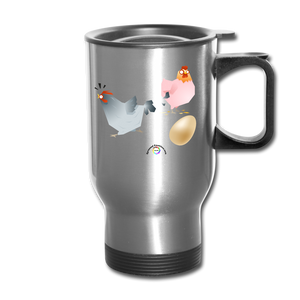 Rise & Shine Travel Mug - silver