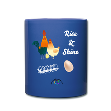 Load image into Gallery viewer, Rise &amp; Shine Full Color Mug - royal blue