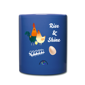 Rise & Shine Full Color Mug - royal blue