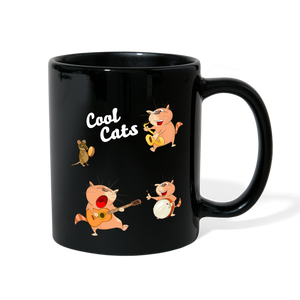 Meow-lodic Cats  Full Color Mug - black