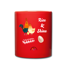 Load image into Gallery viewer, Rise &amp; Shine Full Color Mug - red