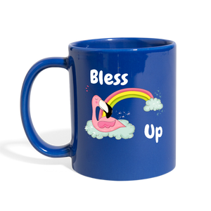 "Bless Up"  Full Color Mug - royal blue