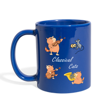 Load image into Gallery viewer, Meow-lodic Cats  Full Color Mug - royal blue