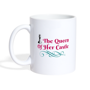 The Queen Of Her Castle - Coffee/Tea Mug - white