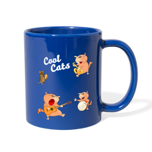 Load image into Gallery viewer, Meow-lodic Cats  Full Color Mug - royal blue