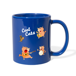 Meow-lodic Cats  Full Color Mug - royal blue