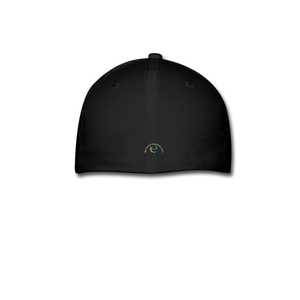 Rainbow Pet Paw - Baseball Cap - black