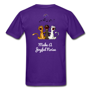 Make A Joyful Noise-Gildan Ultra Cotton Adult T-Shirt - purple