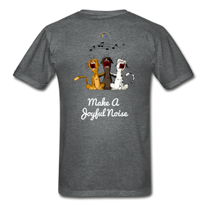 Make A Joyful Noise-Gildan Ultra Cotton Adult T-Shirt - deep heather