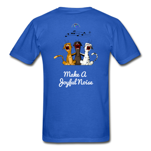 Make A Joyful Noise-Gildan Ultra Cotton Adult T-Shirt - royal blue