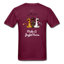 Load image into Gallery viewer, Make A Joyful Noise-Gildan Ultra Cotton Adult T-Shirt - burgundy