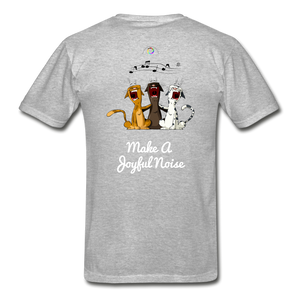 Make A Joyful Noise-Gildan Ultra Cotton Adult T-Shirt - heather gray