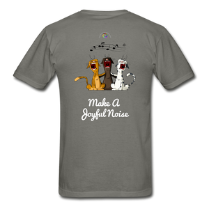 Make A Joyful Noise-Gildan Ultra Cotton Adult T-Shirt - charcoal