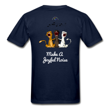 Load image into Gallery viewer, Make A Joyful Noise-Gildan Ultra Cotton Adult T-Shirt - navy