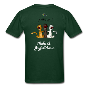 Make A Joyful Noise-Gildan Ultra Cotton Adult T-Shirt - forest green