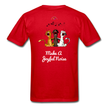 Load image into Gallery viewer, Make A Joyful Noise-Gildan Ultra Cotton Adult T-Shirt - red