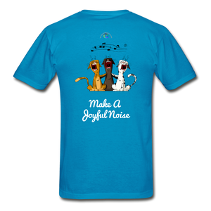 Make A Joyful Noise-Gildan Ultra Cotton Adult T-Shirt - turquoise