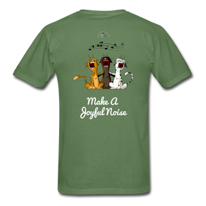 Make A Joyful Noise-Gildan Ultra Cotton Adult T-Shirt - military green