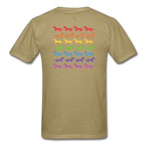 Rainbow Dogs - khaki