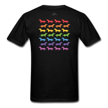 Load image into Gallery viewer, Rainbow Dogs - black