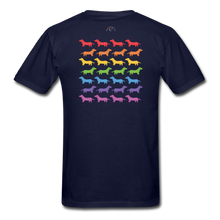 Load image into Gallery viewer, Rainbow Dogs - navy