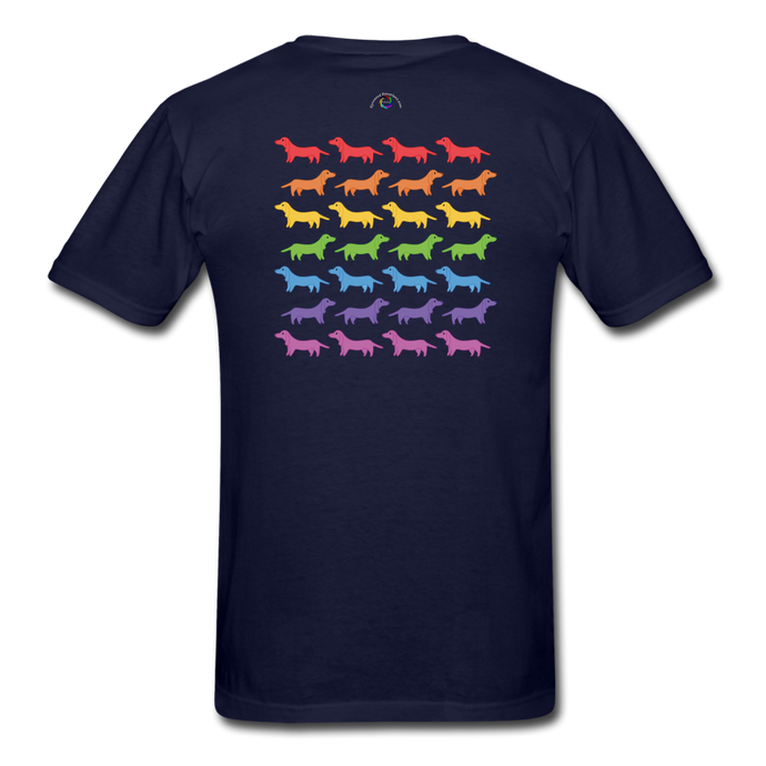 Rainbow Dogs - navy