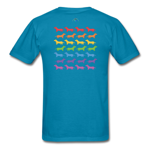 Rainbow Dogs - turquoise