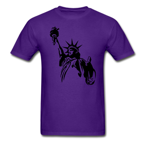 Liberty & Eagle Gildan Ultra Cotton Adult T-Shirt - purple