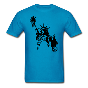 Liberty & Eagle Gildan Ultra Cotton Adult T-Shirt - turquoise