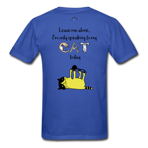 CAT Lover T-Shirt - royal blue