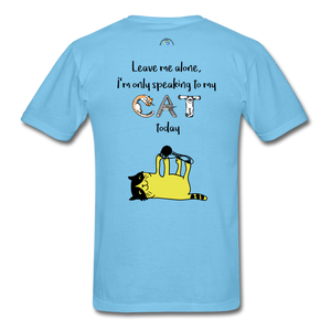 CAT Lover T-Shirt - aquatic blue