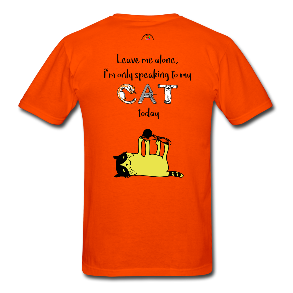 CAT Lover T-Shirt - orange