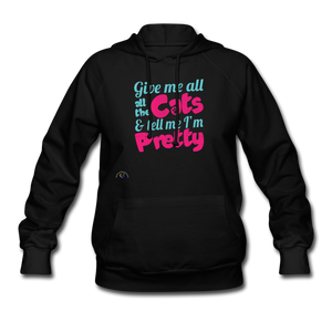 Cats & Call Me Pretty Women's Hoodie - black