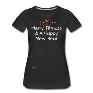 Happy Holiday Humor - Women’s Premium T-Shirt - black