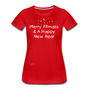 Happy Holiday Humor - Women’s Premium T-Shirt - red