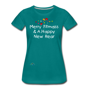 Happy Holiday Humor - Women’s Premium T-Shirt - teal